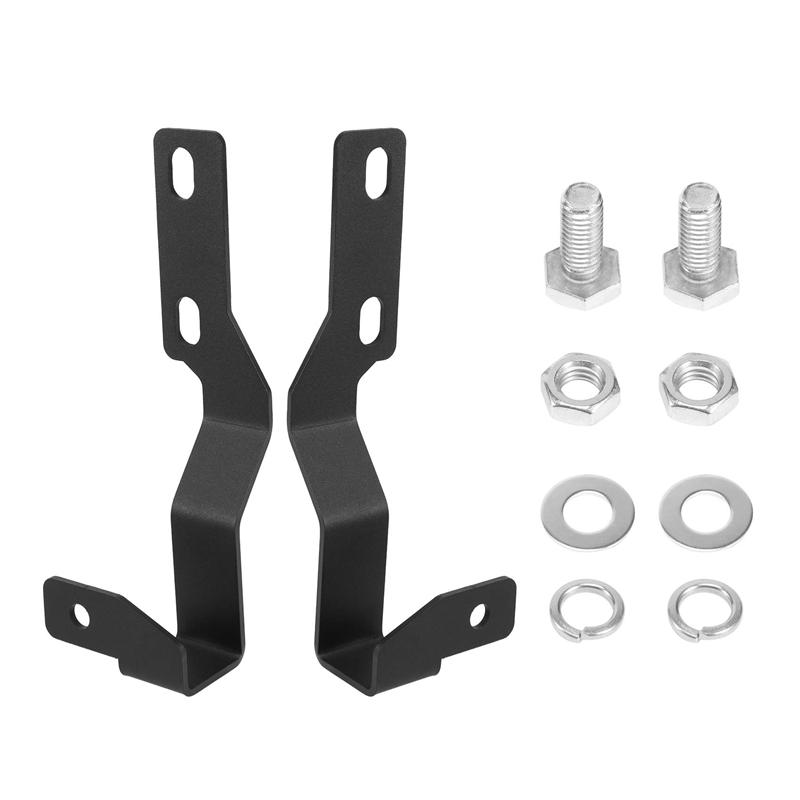 LED Light Pod Metal Hood Mount Bracket Kit/Ditch Hood Light Brackets For Toyota Tacoma 2005-2015-A87Q