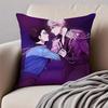 Elegant Sports Anime YYuri on Ice Cushion Cover Pillowcase Antidustmite Invisible Zipper Short Plush Sofa Cushion