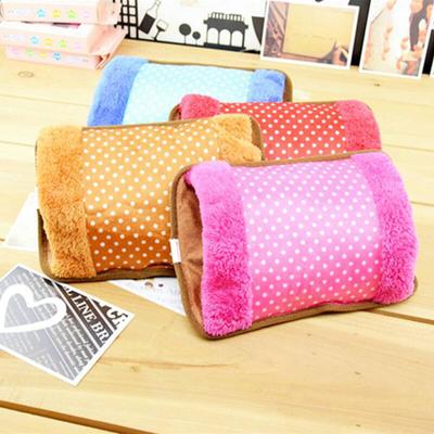 Winter Hand Warmers Electric Heat Water Bottle Hot-water Heater Bag Rechargeable Cute Dot Pattern Explosion-proof Heating Pad