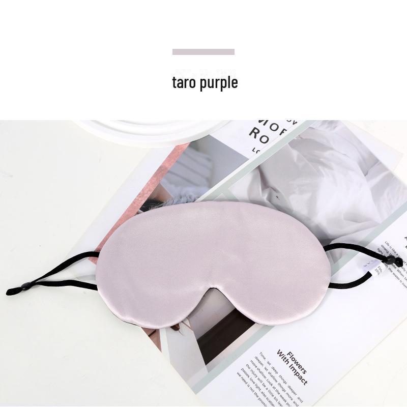 Butterfly Embroidered Silk Eye Mask - Lightweight, Ear-Hanging, Pressure-Free, Double-Sided Mulberry Silk Sleep Mask