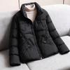 Winter new fashion temperament small short stand-up collar thickened white duck down thin warm jacket