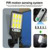 Waterproof 108 LED Solar Lights Outdoor With 3 Mode Motion Sensor Security Lighting LED Wall Street Lamp for Garden Patio Path