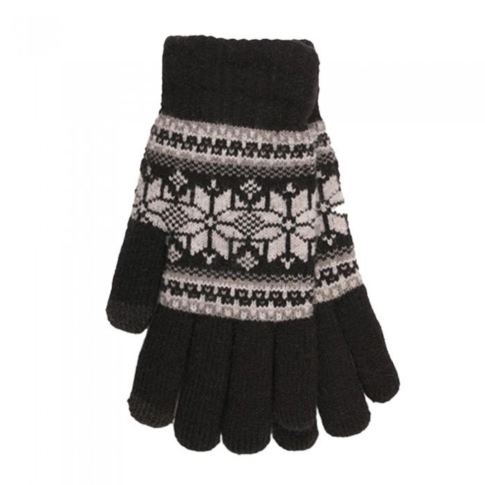 RJM Mens Touch Screen Jacquard Gloves
