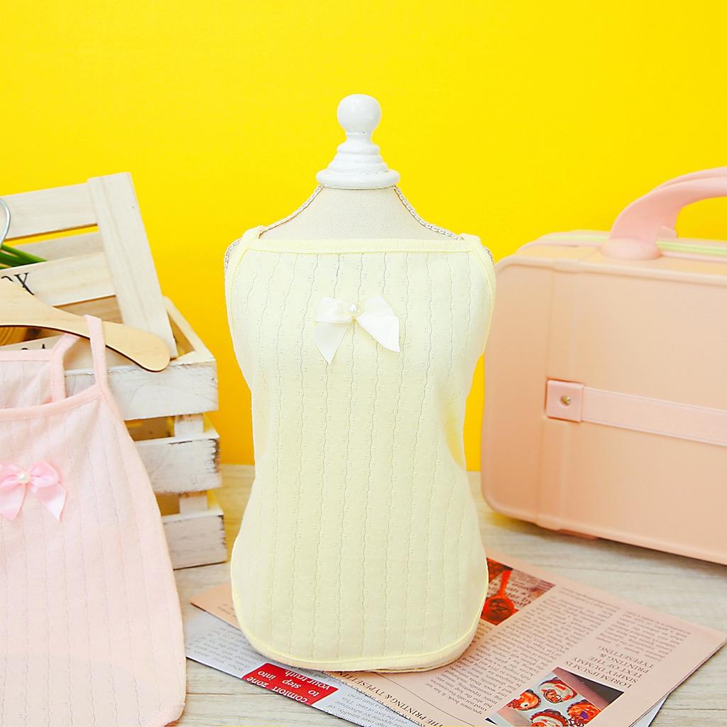 Spring and Summer 2023 Dog Clothes Pet Clothes Teddy Is Suitable for Summer Home Sling Pet Clothes.