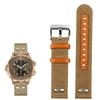 Nylon+Leather Watchband For Sei-ko Hamilton Khaki Aviation Beyond Wind Series Canvas with Rivet Military Watch Band Strap 22mm