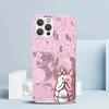 Danganronpa Anime Soft Cover for iPhone 16 17 Air 15 14 Pro Max 16E Phone Case 13 Mini 12 11 7 SE 8 Print Pattern Fit Cases 16 1