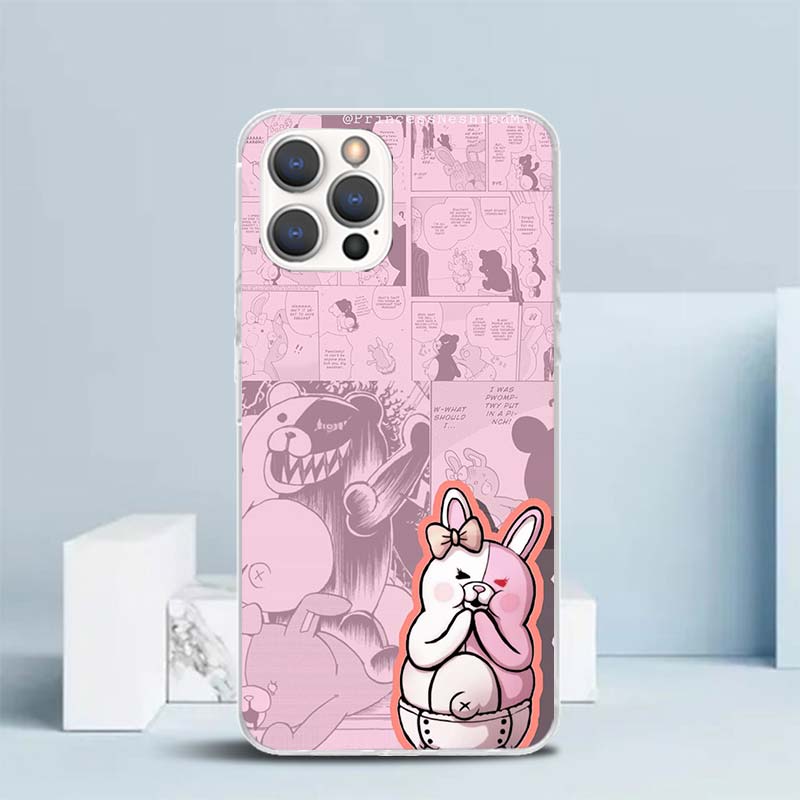 Danganronpa Anime Soft Cover for iPhone 16 17 Air 15 14 Pro Max 16E Phone Case 13 Mini 12 11 7 SE 8 Print Pattern Fit Cases 16 1