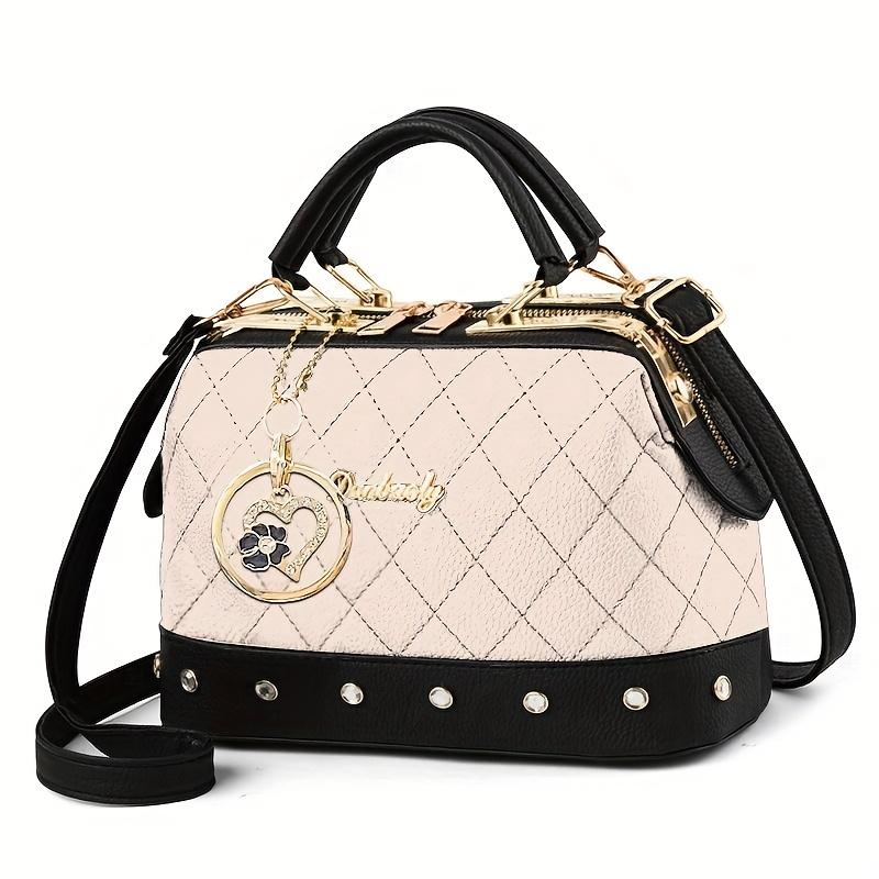 Bolsa Boston feminina bolsa de ombro transversal