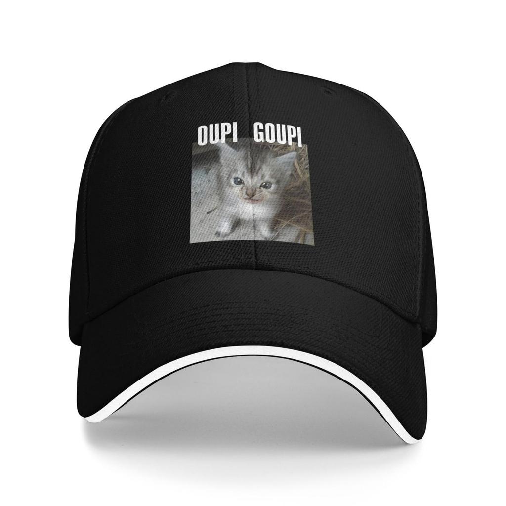 Baseball Caps Oupi Goupi Cat Meme Graphic Unisex Outdoor Spring Caps