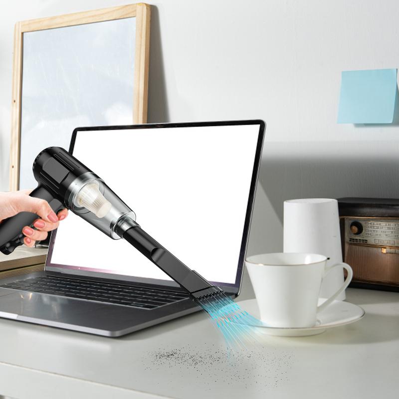 Aspirator portabil fără fir pentru mașină, aspirator reîncărcabil fără fir, aspirator portabil puternic cu aspirație 9000pa