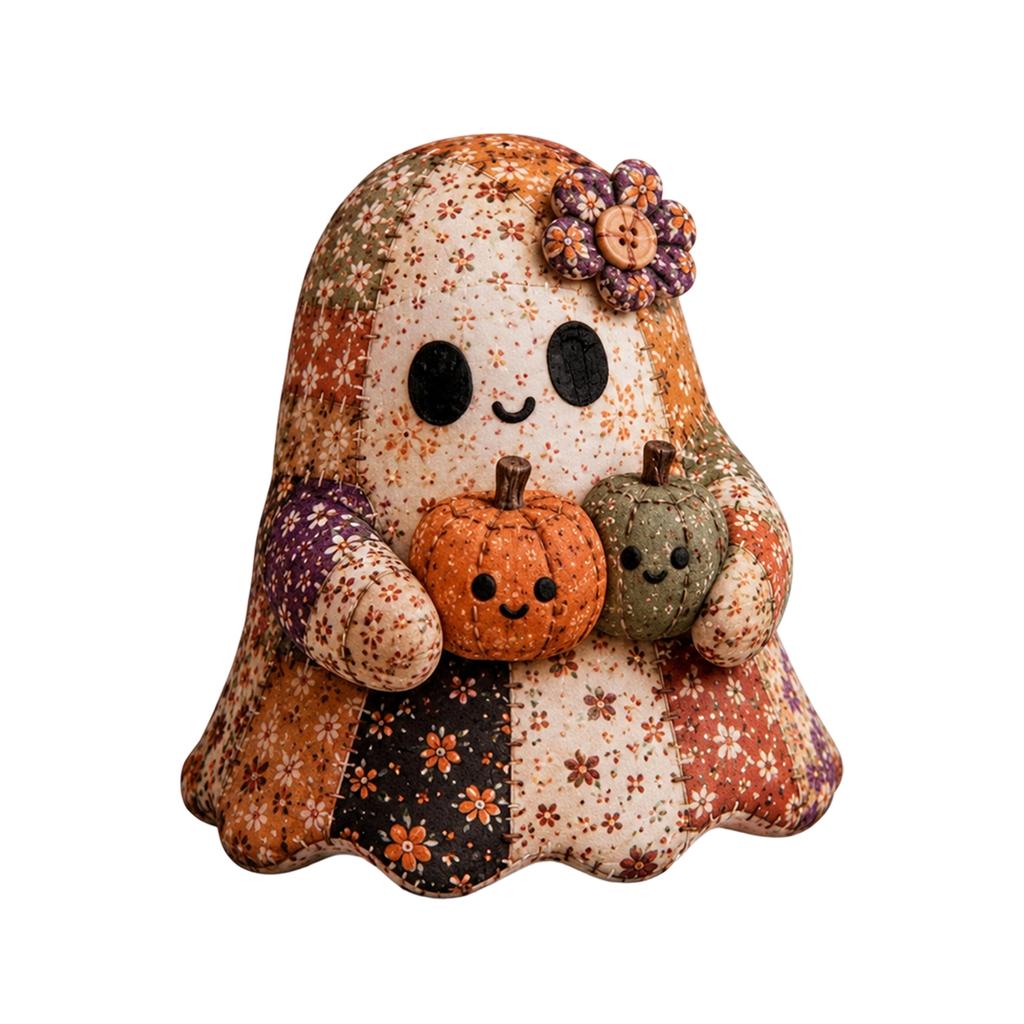 Patchwork DIY Sewing Kit with Fabric for Halloween Crafts