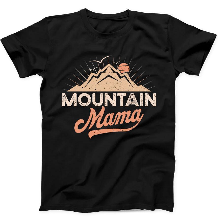 Mountain Mama Country Music Meme Funny Gift Tee Black T Shirt 308