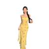 Elegant Floral Maxi Dress - Summer Sexy Beach Vacation Outfit