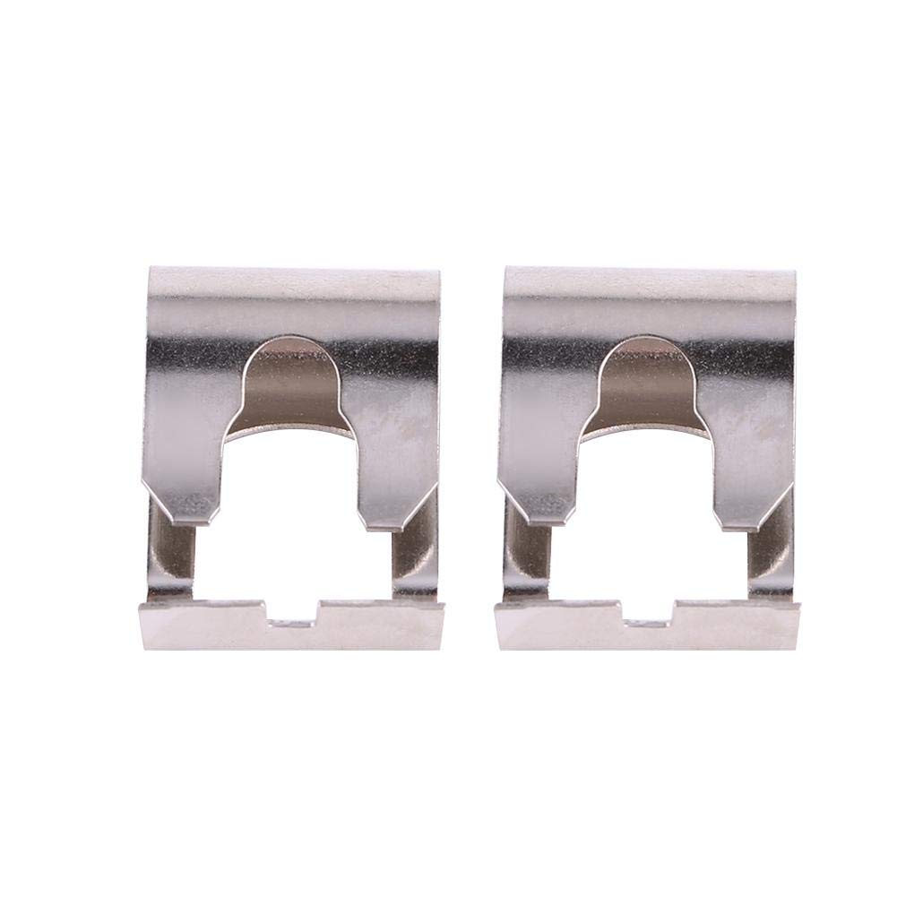 NATRUSS 1 Pair Wiper Linkage Repair Clips Arm Link Mechanism Repair Windscreen Wiper Repair Clip Kit Metal Silver