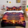 Inspirational Sunset Design Bedding Set Bedding Set (1 Duvet Cover, 2 Pillowcases, Duvet Not Included)