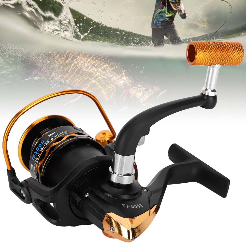 All Metal Spool Folding Rocker Arm Saltwater Spinning Wheel Fishing Reel Accessory ToolTF5000