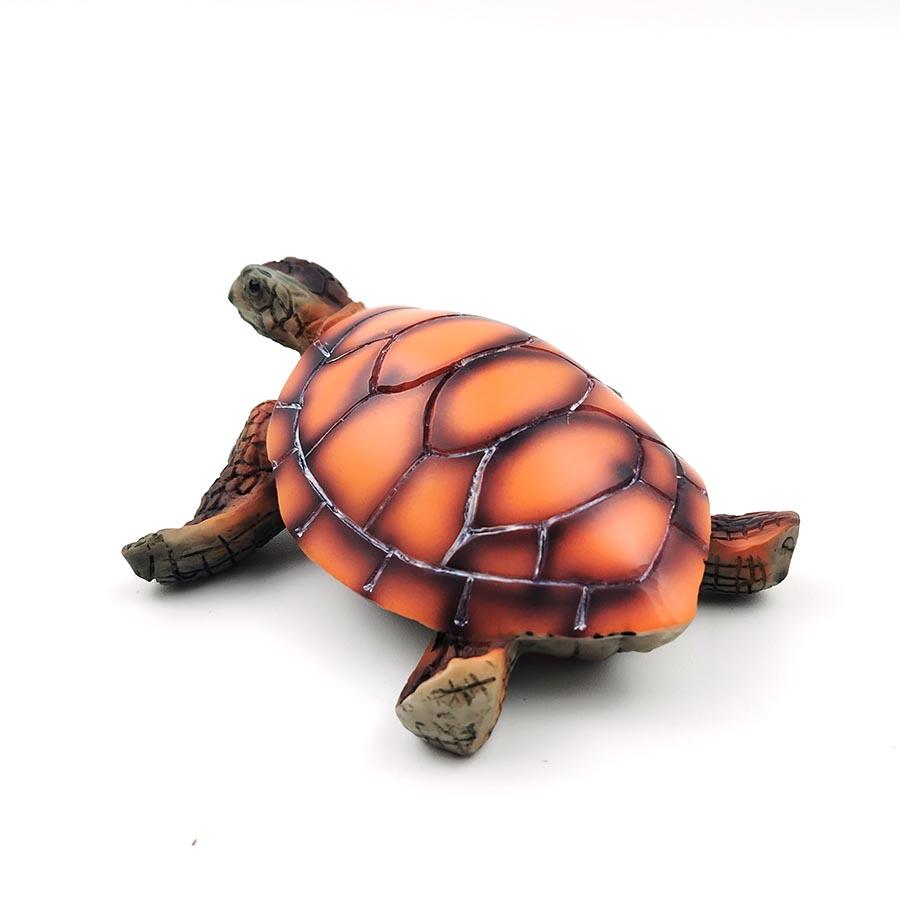 Artificial Polyresin Aquatic Sea Turtle Tortoise Aquarium Ornament Fish Tank Decoration Turtle Decor Turtle Pet Toys Mini Home