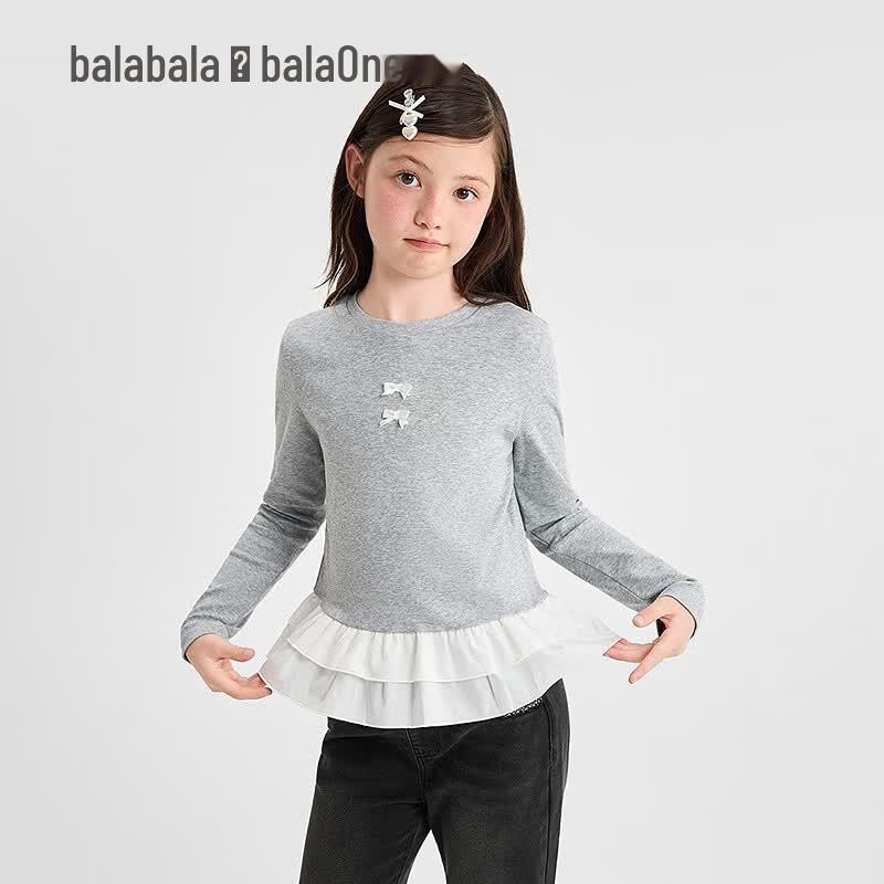 Balabala Girls' Long-Sleeve T-Shirt