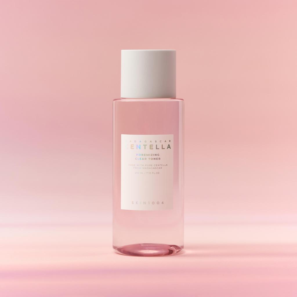 Skin1004 Zestaw 4-etapowy Madagascar Centella Poreminizing – Głębokie oczyszczanie porów i kontrola sebum z różową glinką i Centella Asiatica, koreański