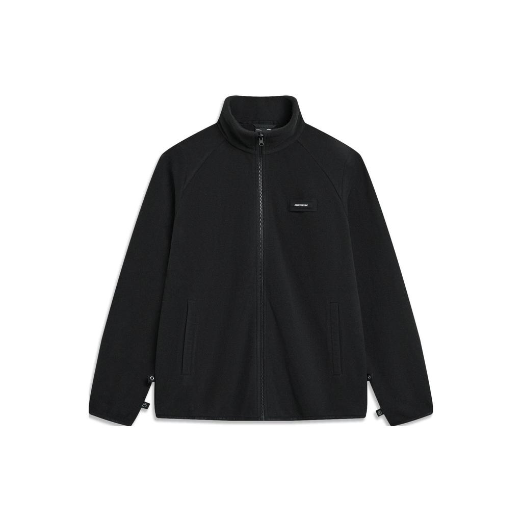 Li Ning CF Su Wan Long Jia Series Color Block Hooded Water-Resistant Three-In-One Fleece Outdoor Sports Warm Jacket Men Jacket AFDT819-1