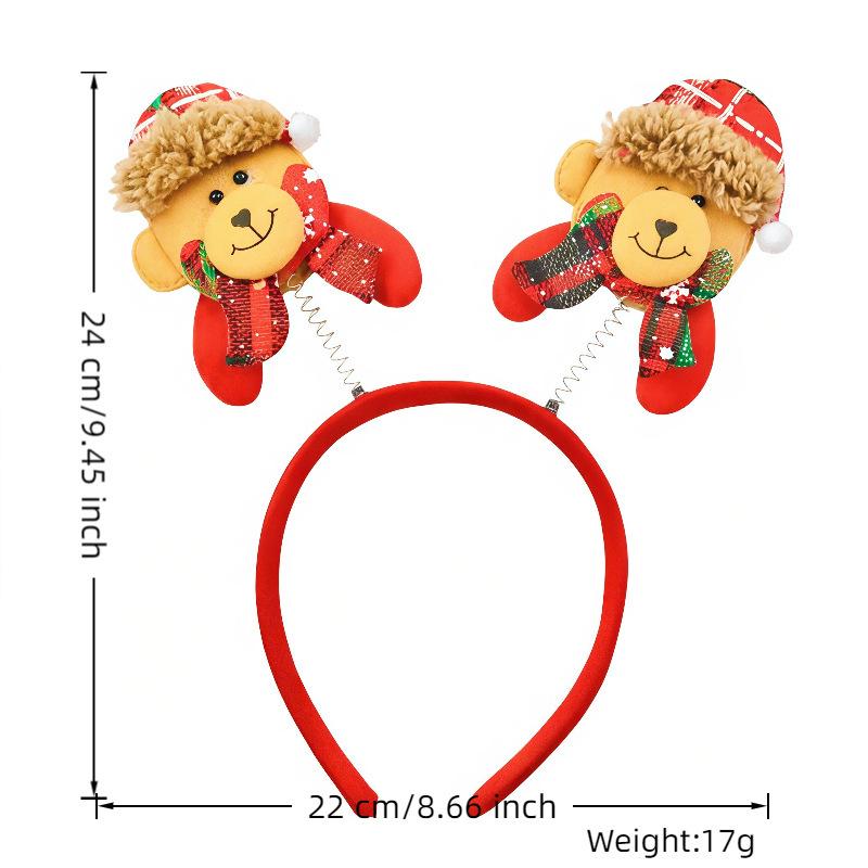 Santa Claus Card Holder Headband - Christmas Cosplay Party Decoration