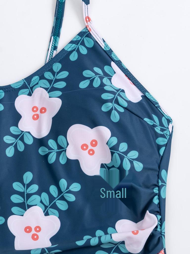 Floral One-Piece Slimming Fashion Women's Bikini Swimsuit