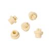 5Pcs Duckbill Check Valve Replacement For Stenner Pump, Synthetic Rubber Water Pump Parts, 7.7x4.7x11mm Beige