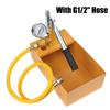 Oil Test Pump with G1/2" Hose 2.5MPa Pressure Test Pump 25KG Water Pressure Tester Manual Hydraulic Test Pump Machine
