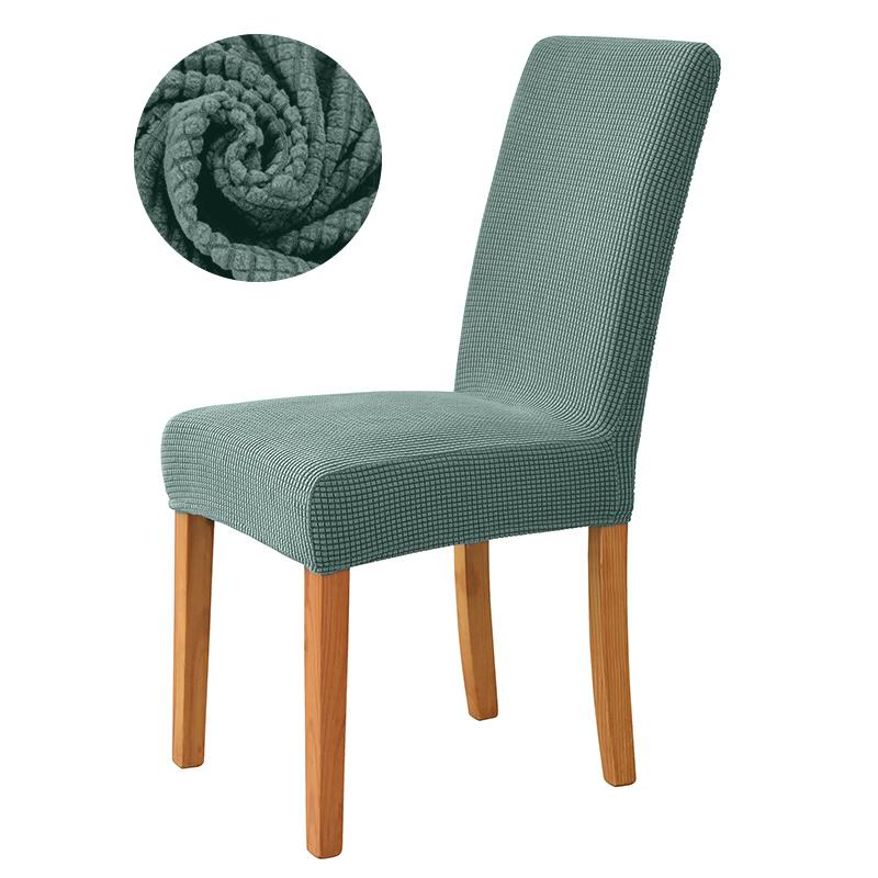 Elastic Solid Color Chair Cover Home Spandex Stretch Slipcovers Chair Seat Covers For Kitchen Dining Room Wedding Banquet Home