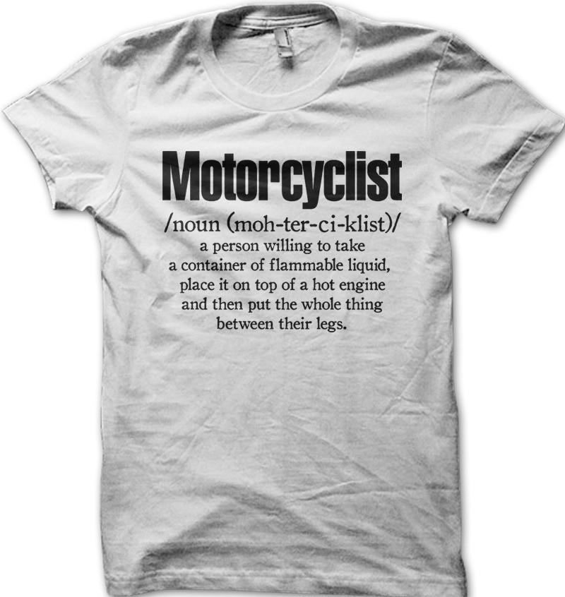 Aprilia RSV4 racing motorcyclist biker definition white cotton t-shirt oz01187 S разноцветный