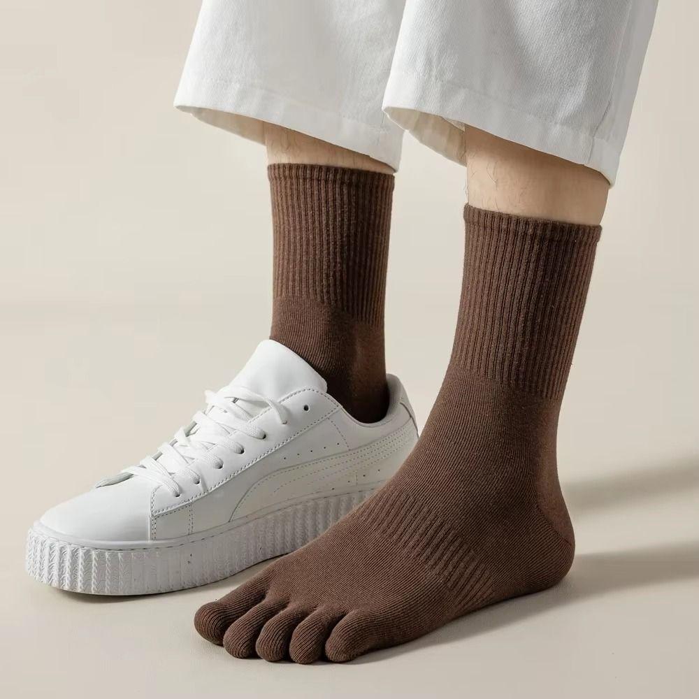 Thin Five Finger Socks Short Tube Cotton Toe Socks Low Cut Ankle Sports Socks  Sport