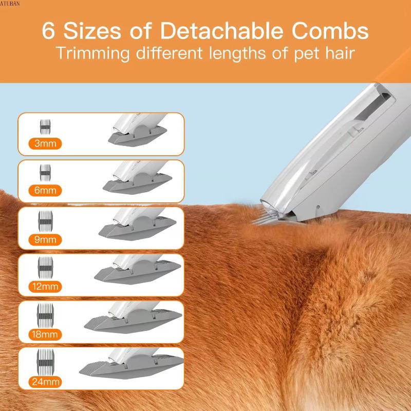 Low Noise Pet Grooming Care Machine 2L Large Capacity Pet Hair Vacuum Cleaner Professional Pet Hair Beauty Kit