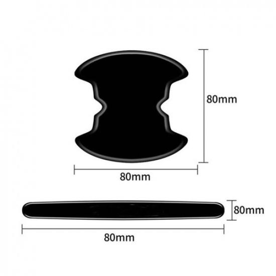 8PCS Car Door Handle Bowl Anti Scratch Sticker Accessories Protector Cover Trim