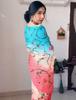 Trending Indian Ready To Wear Blue Linen Silk Saree