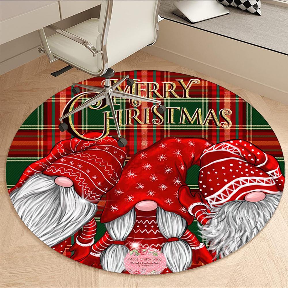 Merry Christmas Office Chair Mat Rug Nonslip Christmas Gifts Carpet Floor Mat Design For Home Gift Living Room Bedroom Office Decor