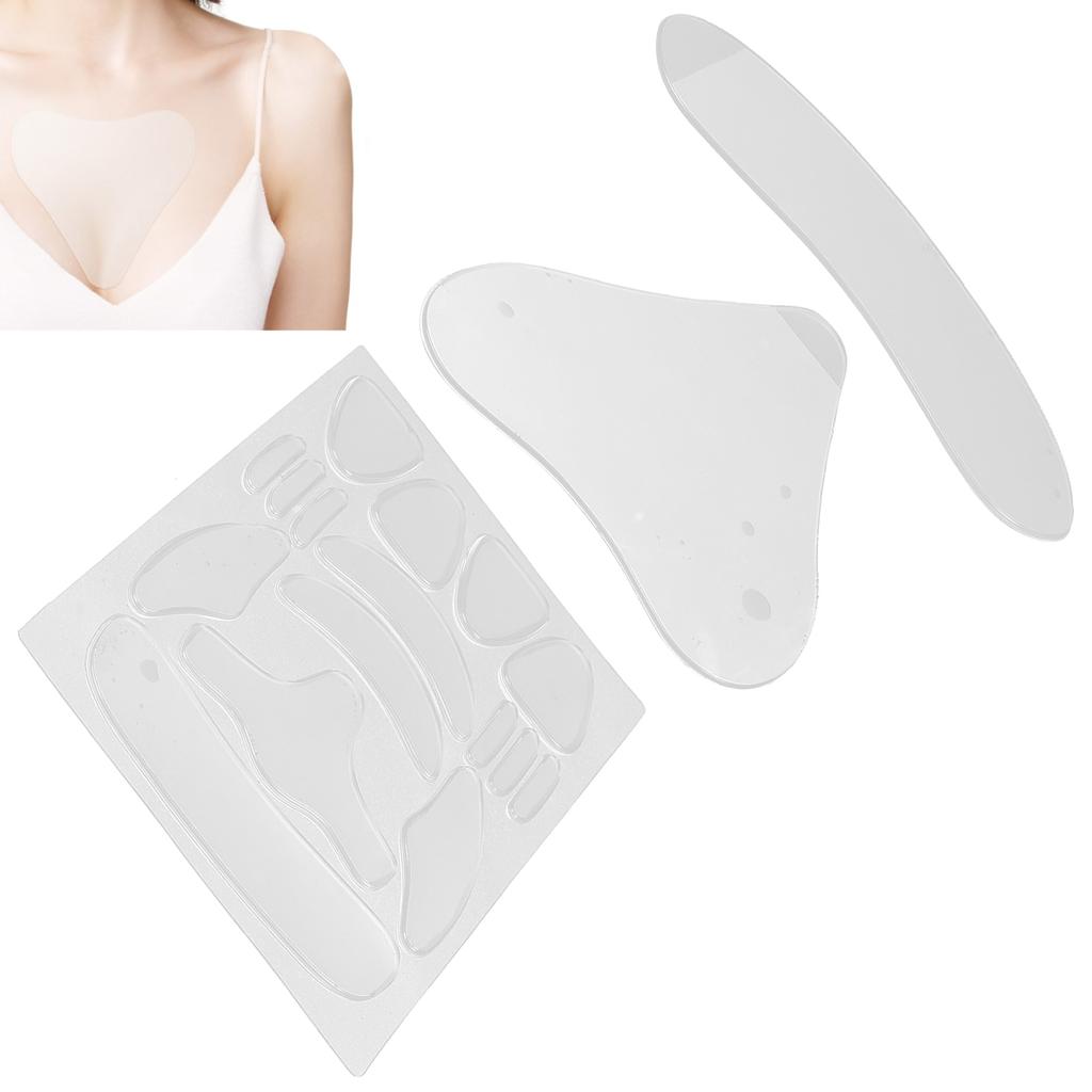AntiWrinkle Patch Chest Neck Forehead Chin Facial Transparent Silicone Wrinkle Patches