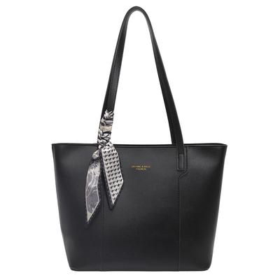 Retro handtas met grote capaciteit 2024 herfst nieuwe schoudertas tas, buitenlandse stijl zijden sjaal, high-end pendeltas