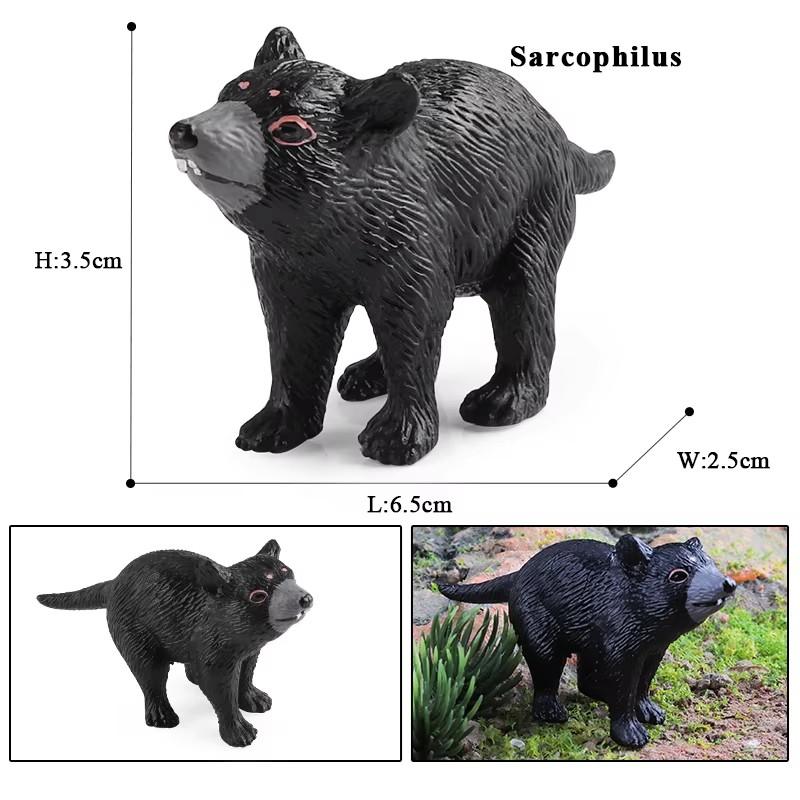 

Oenux Классические австралийские дикие животные Кенгуру Коала Утконос Тасманский дьявол Ехидна Казуар Модель Фигурка Игрушка Подарок для ребенка