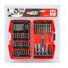 AW Tools Steel Screwdriver Bit Set  (Pack of 45)