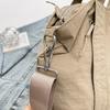 Solid Color Handbag Women's Large Capacity Lightweight Tote Bag Commuter Shoulder Crossbody Bag