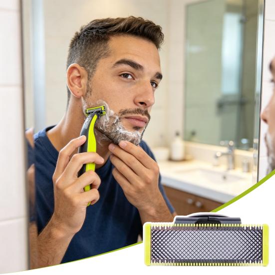 Electric Shaver Replacement Blade Compatible for QP2523 2520 QP6523 Sharp Skin Protection Men Shaving Razor Beard Trimmer Head Shaver Accessories