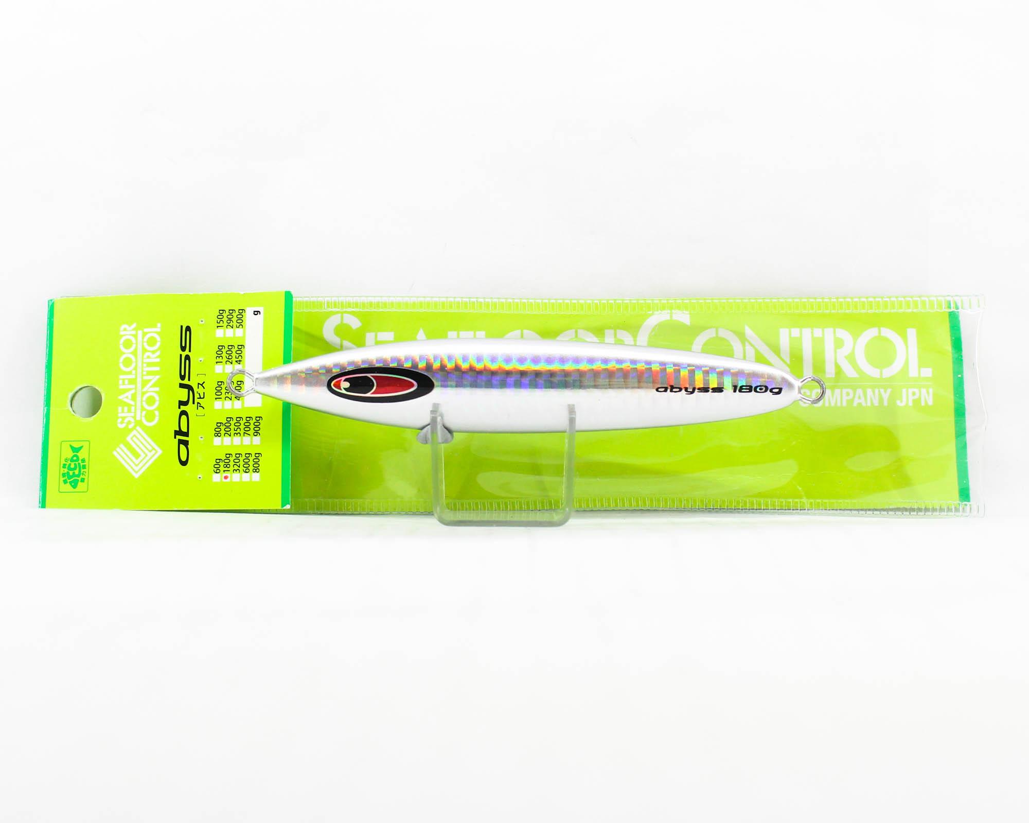 Seafloor Control Metal Jig Abyss 180 grams Silver (5108)