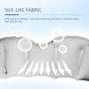 Inflatable Neck Pillow for Travel Office Rest With Air Pumps Storage Box Double Sideds Fabric TPU Materials