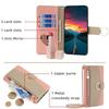 For Realme C75/14x 5G Case Mirror Wallet Leather Phone Cover with Chain Shoulder Strap