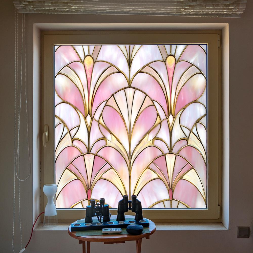 BL301-330 Colored PVC Static Cling Window Film - No Glue Home Decoration