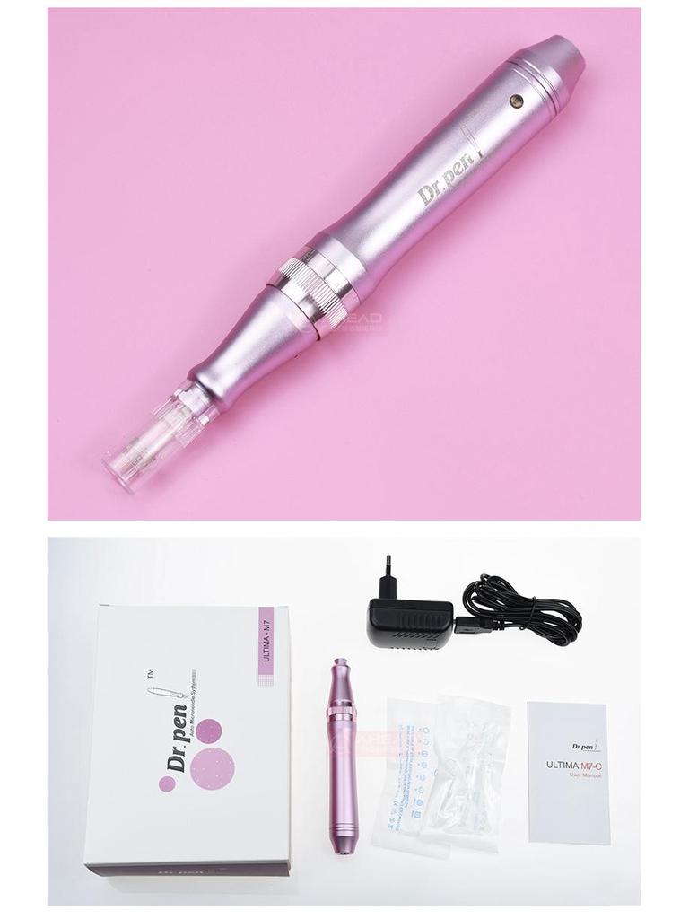 Dr. Pen M7-W Electric Microneedle Instrument with Bayonet Microneedle Heads