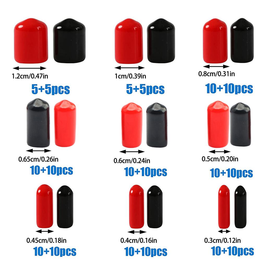 Versatile 160pcs Electrical Insulation Sleeve set with 9 Size Comprehensive Insulation Boots for Wiring & Piping Safety