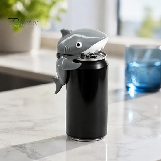 Atmosphere Desk Ornament Dinosaur Can Cover, Cute Animal Soda Holder for 375ml Cans, Novelty Picnic Gadget Plastic Drink Stand Desk, Fun Party