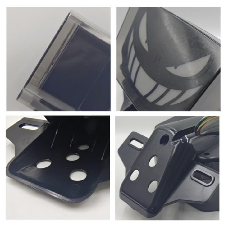Shock Resistant LED Tail Light For CG125 Motorcycle Enhanced Night Visibility Low Voltage Consumption Simple Setup