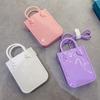 Leisure PVC Shoulder Bag Simple Mini Messenger Bag Fashion Storage Bag Mobile Phone Bag  Vacation